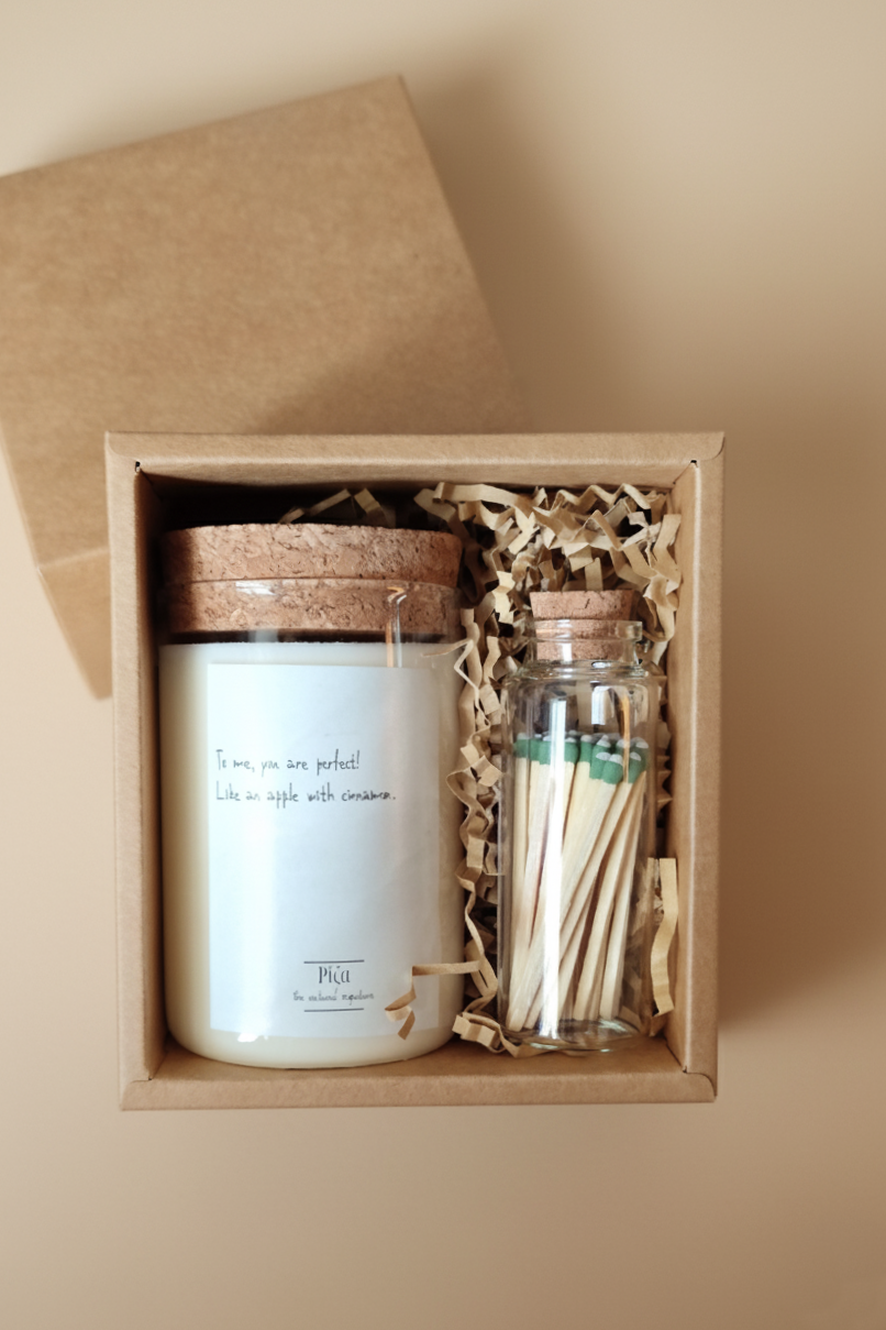 αρωματικό κερί μήλο κανέλα 200ml