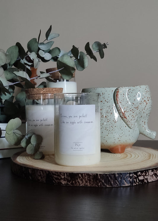 αρωματικό κερί μήλο κανέλα 200ml