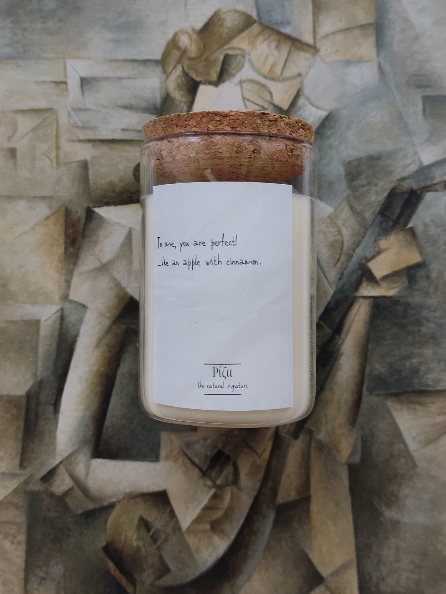 αρωματικό κερί μήλο κανέλα 200ml