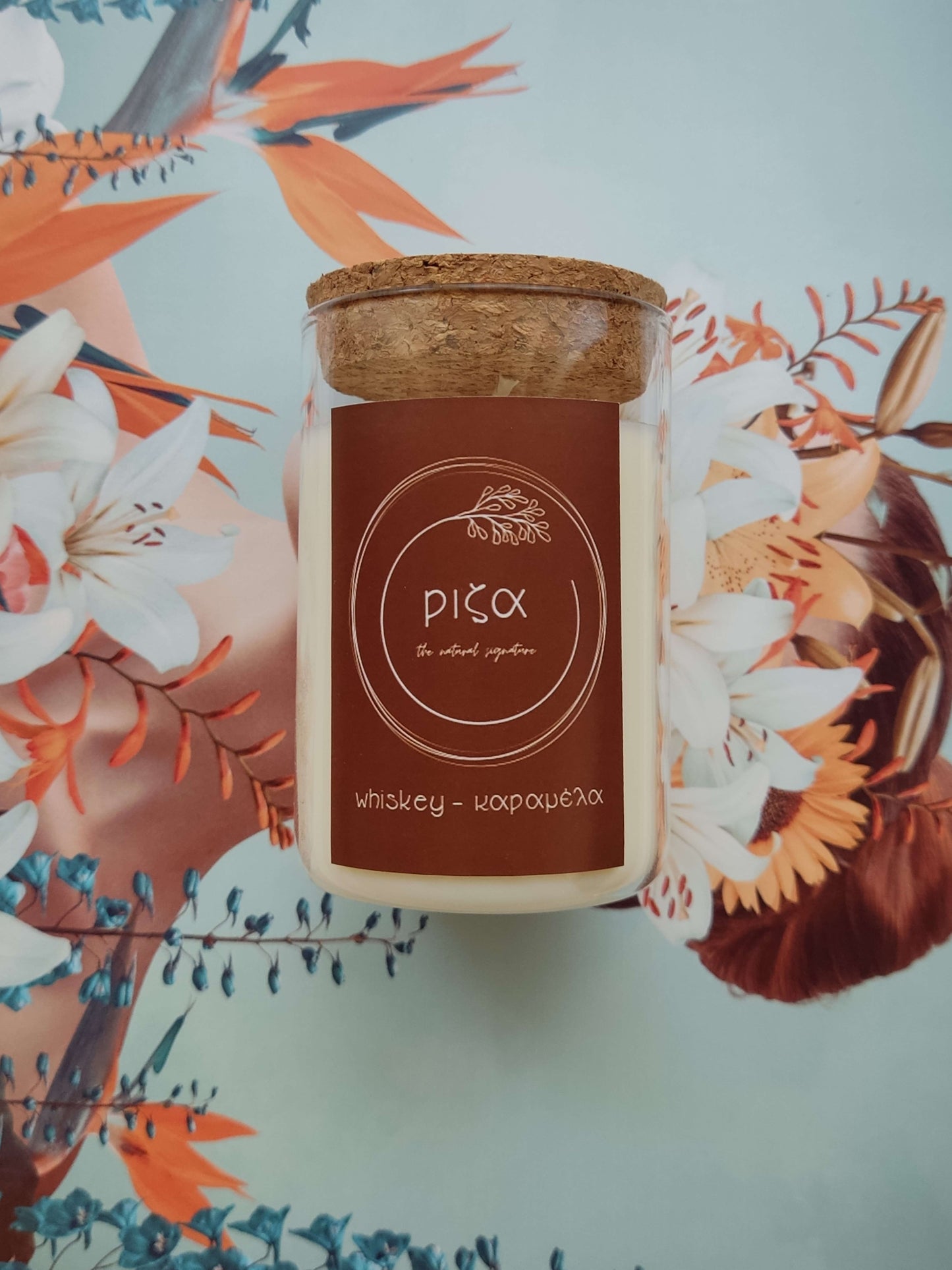 αρωματικό κερί whiskey caramel 200ml