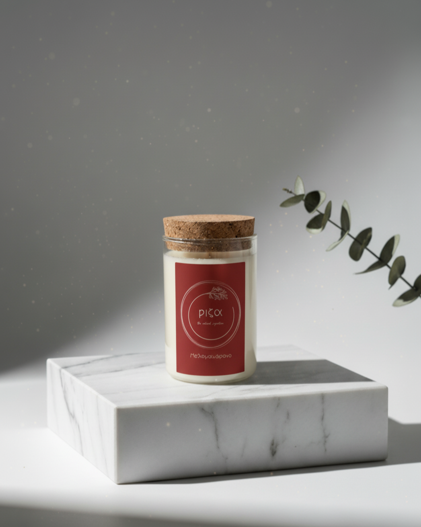 αρωματικό κερί μελομακάρονο 200ml