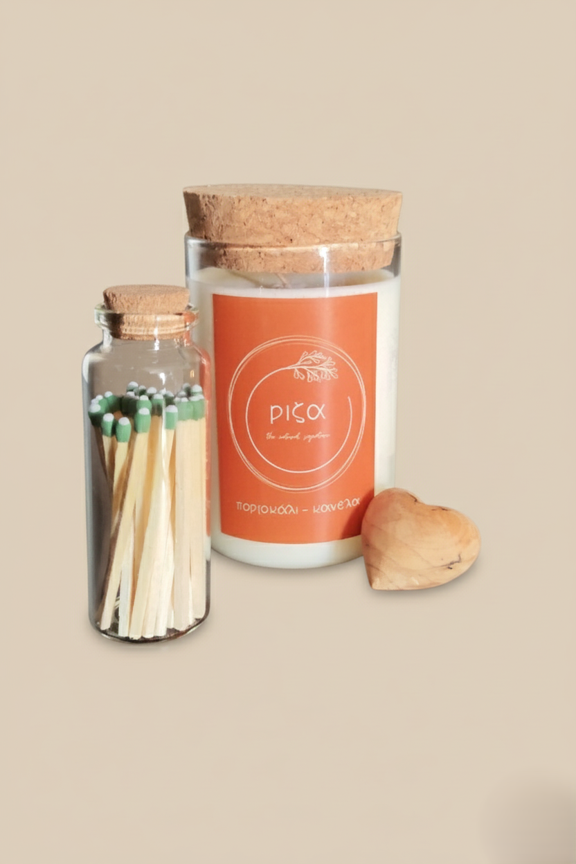 αρωματικό κερί πορτοκάλι κανέλα 200ml