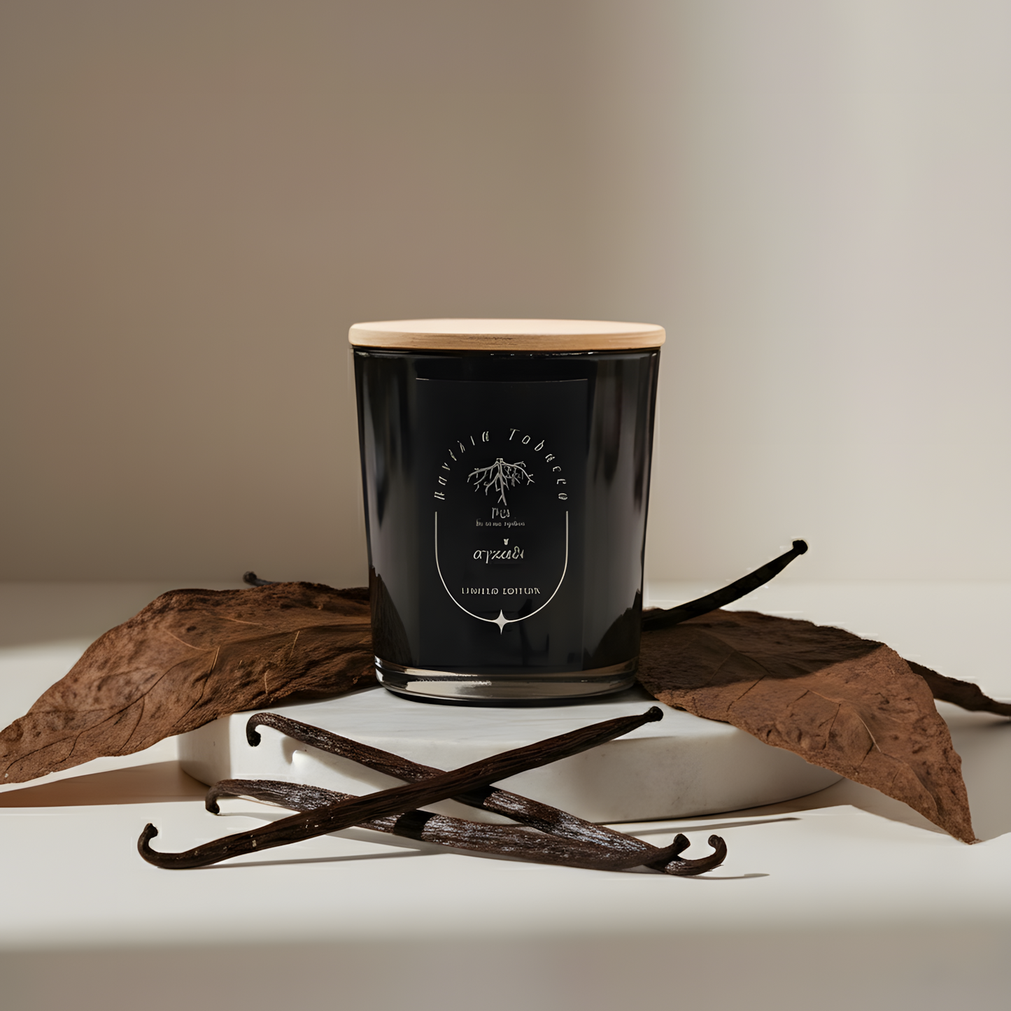 αρωματικό κερί  Vanilla Tobacco 200ml ft. agathi adornments