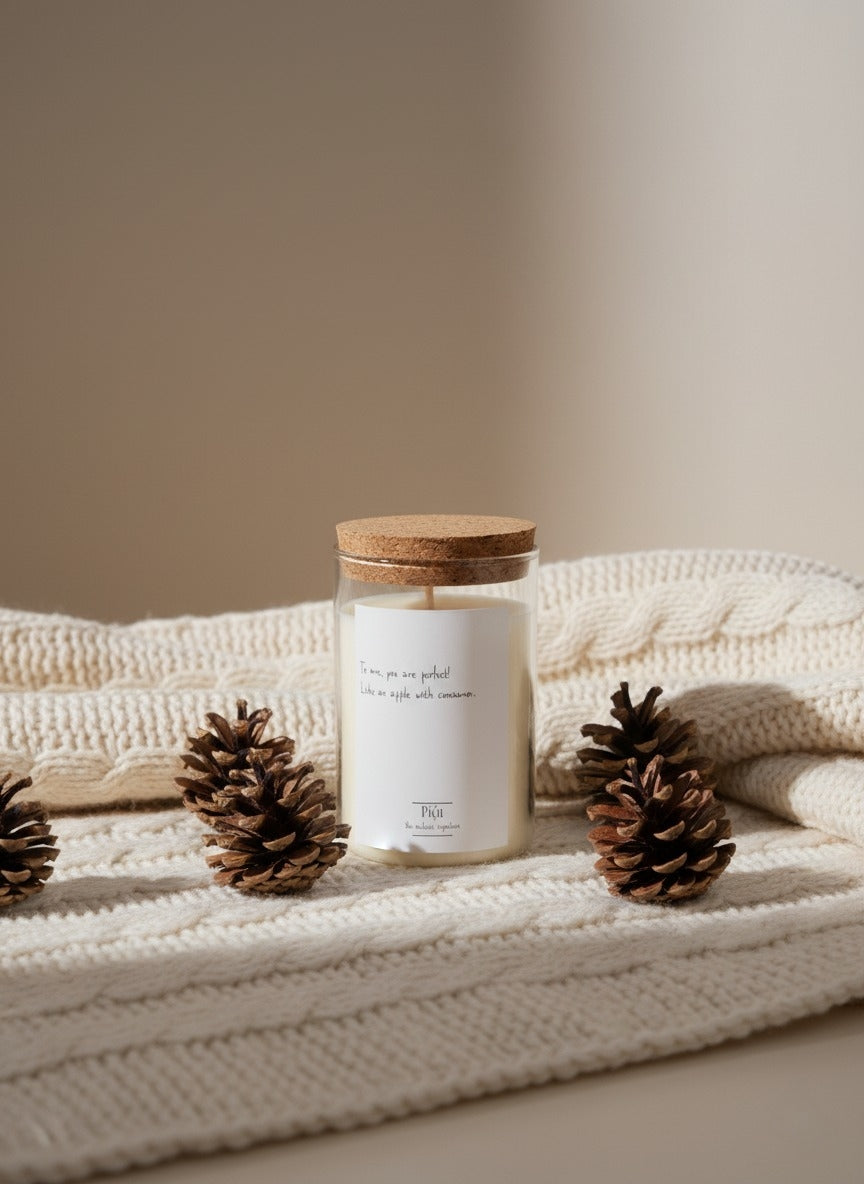 αρωματικό κερί μήλο κανέλα 200ml