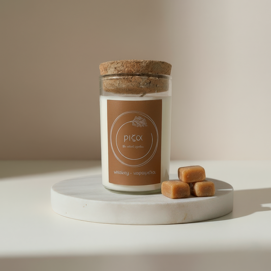 αρωματικό κερί whiskey caramel 200ml