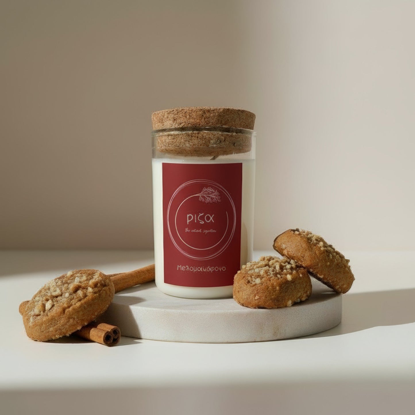 αρωματικό κερί μελομακάρονο 200ml